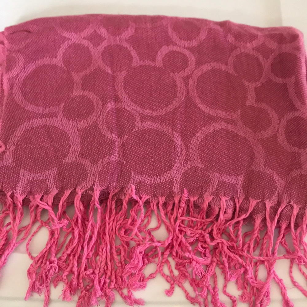 Pink Mickey Mouse Scarf